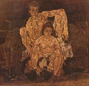 Egon Schiele The Family (mk20) painting